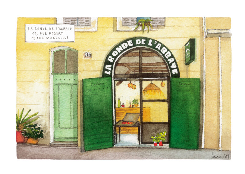 Illustration d'aquarelle originale pour une décoration murale - Création par une illustratrice basée à Marseille